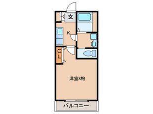 クレフラスト鳥神町の物件間取画像